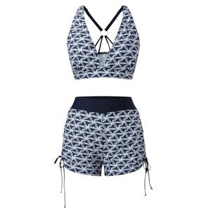 Women's Two Piece Swimsuit Plus Size 22W Swimsuit 2 Piece High Cut‎ Swimsuit